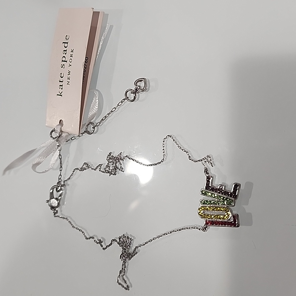 NWT!  Kate Spade Into the Sky "LOVE" Necklace